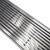 Minimalist stainless steel heel guard linear shower grate for modern bathroom drainage in Australia.