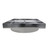 DrainTEK 316 Stainless Steel Square Skimmer Box Lid with 277mm Outlet for Australian Residential Pools.