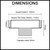DrainTEK Tile Insert Square Waste Drain Dimensions Guide, 316 Stainless Steel Bathroom Floor Waste Specifications, Australian Made Drainage Melbourne.