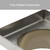 Fully welded stainless steel square floor waste drain with 90mm outlet diameter for modern Australian bathrooms.