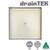 DrainTEK 335mm x 335mm 316 stainless steel skimmer box lid for seamless tile-insert pool surrounds in Australian backyards.