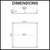 Technical diagram of DrainTEK 335mm square pool skimmer box lid dimensions and specifications for 316 stainless steel tile insert installations in Australia.
