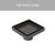 Matte Black Square Tile Insert Shower Floor Waste with 50mm Outlet Australia