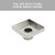 Stainless Steel Tray with 50mm Outlet and Removable Drainer Basket for Shower Grate Systems in Australia