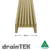 DrainTEK custom 45mm narrow wedge wire linear shower grate insert with premium brass finish, manufactured in Melbourne, Australia.
