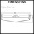 Dimensions and custom length guide for 120mm tile insert indoor shower grate from Renovator Store Australia.