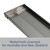 Stainless steel linear shower grate featuring a 40mm centered outlet and a tile insert tray, Watermark certified for Australian and New Zealand plumbing standards.