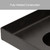 Modern matte black square shower floor drain with fully welded stainless steel construction for contemporary Australian bathrooms.