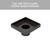 Stainless steel benchtop drainer tray for Tetra, Kubic, and Leto kitchen sinks. Comfortable for draining dishes in Australian kitchens.