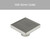 316 Stainless Steel Square Floor Waste with 50mm Outlet and Wedge Wire Grate for Australian Modern Bathroom and Outdoor Drainage.