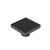 DrainTEK matte black wedge wire square floor waste with 50mm outlet for modern Australian bathroom and outdoor drainage.