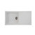 Carysil Vivaldi D100L Snova White Granite Kitchen Sink, Single Bowl with Drainer, Australia