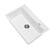 Carysil Waltz Snova White Single Bowl Granite Kitchen Sink for Modern Australian Homes