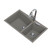 Carysil 800mm Concrete Grey Double Bowl Granite Kitchen Sink Australia