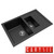 Unique Matte Black Granite Double Bowl Kitchen Sink for Modern Home Renovations in Australia