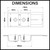 Carysil Enigma Double Bowl Granite Kitchen Sink Dimension Diagram - Renovator Store Australia