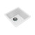 Modern White Granite Quartz Square Single Bowl Kitchen or Laundry Sink for Renovator Store Australia.