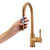 Brushed Copper Kitchen Mixer Tap with Pull Out Kottman Hose available at Renovator Store Australia