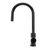 Satin Black Swedia Klaas Kitchen Mixer Tap with Pull Out Spout, Modern Australian Kitchen Design.