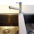 Swedia Oskar brushed stainless steel non pull-out kitchen mixer tap installed on a modern sink in an Australian home kitchen.