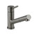 Swedia Oskar Stainless Steel Kitchen Sink Mixer Tap, Modern Low Profile Design, Brushed Finish, Side View, Renovator Store Australia