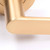 Modern Fairhaven Satin Brass Passage Door Lever Handle on a Round Rose for Interior Australian Homes