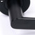 Manovella Fairhaven Matte Black Privacy Door Lever Handle with Round Rose for Modern Australian Interior Home Renovations