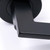 Modern Manovella Hamilton Matte Black Lever Door Handle with Round Rose for Contemporary Australian Homes