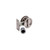 Manovella Round 63mm Brushed Nickel Sliding Cavity Privacy Lock for Pocket and Barn Doors in Australia