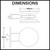 Technical dimension diagram for the Manovella 63mm round sliding cavity privacy door lock, ideal for home renovations in Australia.