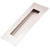 Modern Manovella 120mm Brushed Nickel Flush Pull for Sliding Doors and Cabinets in Australia