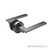 Manovella Hamilton Gunmetal Privacy Door Handle with Round Rose for Modern Interior Home Renovations in Australia