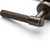 Manovella Rosedale Aged Brass Knurled Privacy Door Lever Handle for Luxury Home Renovations in Australia