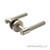 Manovella Rosedale Brushed Nickel Knurled Privacy Door Handle with Round Rose for Modern Australian Homes