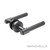 Manovella Rosedale Gunmetal Knurled Privacy Door Handle with Round Rose for Modern Australian Home Interiors