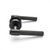 Modern Rosedale Matte Black Knurled Passage Door Handle for Internal Home Renovations in Australia