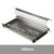 Elite L-Shaped Stainless Steel Kitchen Cupboard Dish Rack for 600mm Cabinets with Drip Tray, Renovator Store Australia