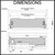 Elite Kitchen Pull-Out Drawer Organizer Dimensions Diagram 140mm Height for Australian Kitchen Renovations