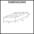 Stainless steel adjustable 5-tray kitchen drawer organiser dimensions diagram for modern Australian home storage solutions.