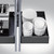 Higold Shearer Style titanium grey pull-out kitchen magic corner storage basket with aluminum railings for blind corner cabinets available at Renovator Store Australia.