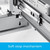 Soft stop mechanism detail for Higold Show Hand magic corner storage in a kitchen cabinet, available at Renovator Store Australia.