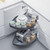 Modern Higold Shearer Style Blind Corner Swing-out Kitchen Storage with Right Opening and Grey Baskets in Australia.