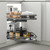 HIGOLD Shearer Swing Out Left Opening Kitchen Corner Storage for 900mm Blind Corner Cabinets Australia
