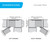Higold Australia Shearer Style Magic Corner Kitchen Storage Unit Dimensions for Blind Corner Cabinets in Melbourne and Sydney.