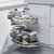 Higold Diamond Style Swing Out Kitchen Corner Storage Left Opening for Blind Corner Cabinet Organization Australia