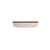 Meir Oppen 75mm Edge-Pull Cabinet Handle in PVD Champagne finish, minimalistic Scandinavian style hardware for kitchens and bathrooms, available at Renovator Store Australia.