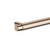 Meir Oppen 200mm Round Pull Cabinet Handle in Champagne Gold, Linear Knurled Finish, ideal for luxury kitchen and bathroom cabinetry in Australia.