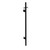 Meir Matte Black Vertical Heated Towel Rail MHT02B for modern bathrooms in Australia