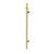 Meir Round Heated Vertical Towel Rail in PVD Tiger Bronze finish for modern Australian bathrooms.