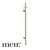 Meir Champagne Vertical Heated Towel Rail MHT02B-CH, Single Round Bar Bathroom Accessory, Australia.